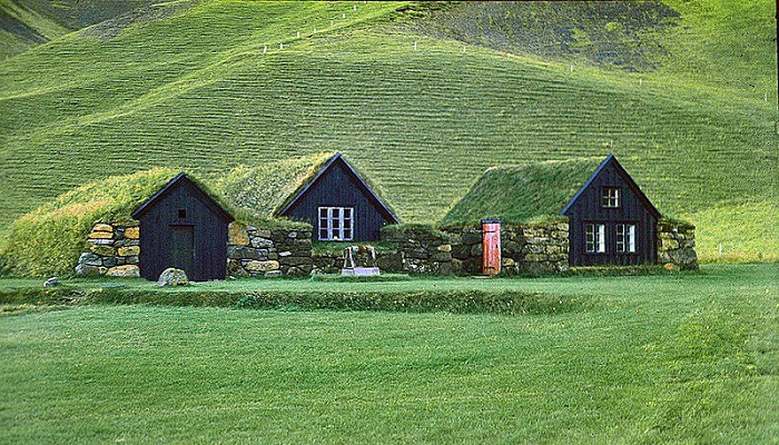 خانه های کوهستانی و سنتی ایسلندی ها 