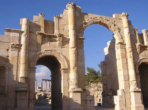 شهر باستانی جرش اردن