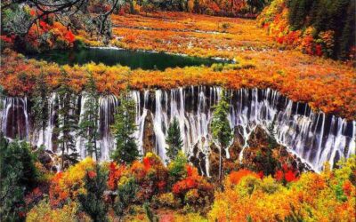 گزارش تصویری از دره فوق العاده زیبای Jiuzhaigou چین