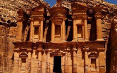 گزارش تصویری از شهر باستانی پترا در صحرای رز اردن