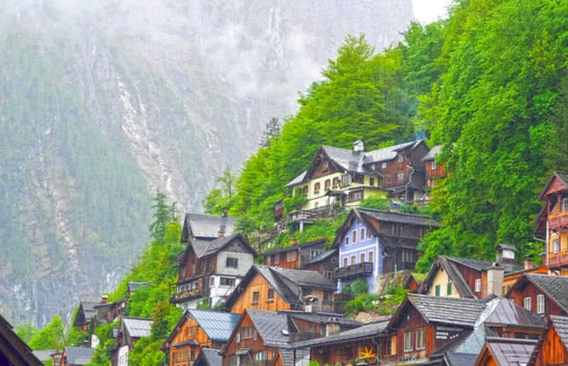 روستای Hallstatt اتریش