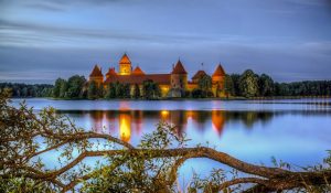 قلعه زیبای جزیره Trakai کشور لیتوانی