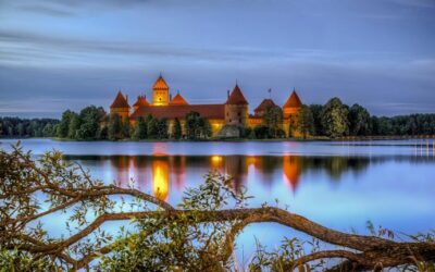 قلعه زیبای جزیره Trakai کشور لیتوانی