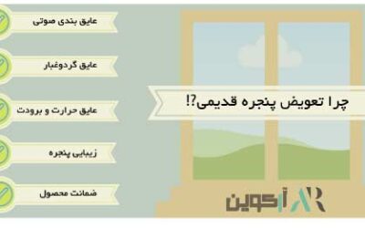 تعویض پنجره های قدیمی با پنجره دوجداره