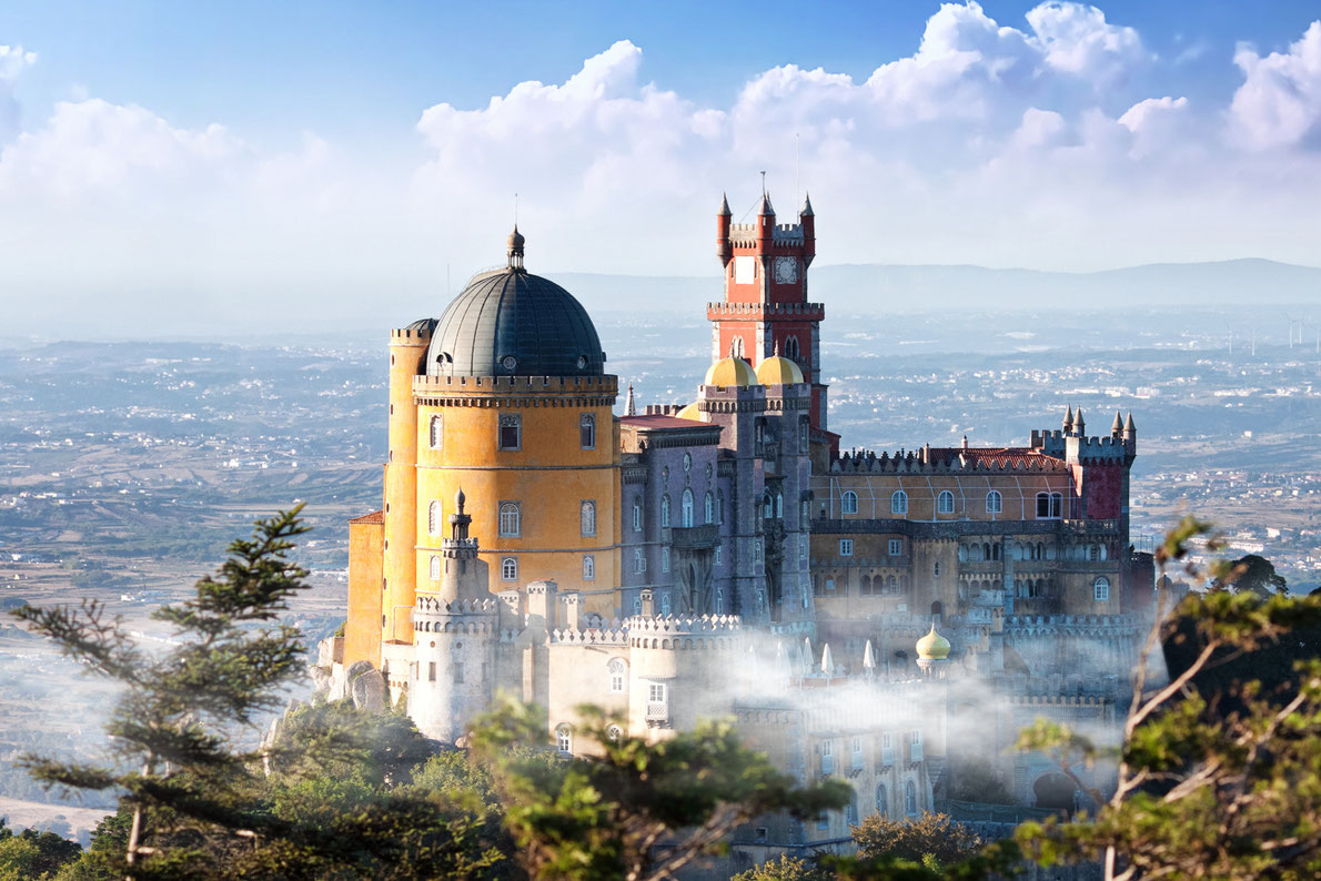بهترین آثار شگفت انگیز در اروپا - Pena Palace Sintra 
